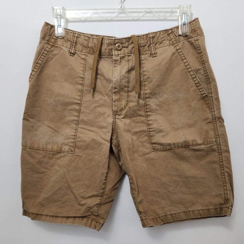 OLD NAVY Men's Pull On Khaki Shorts Lace Up Size 32